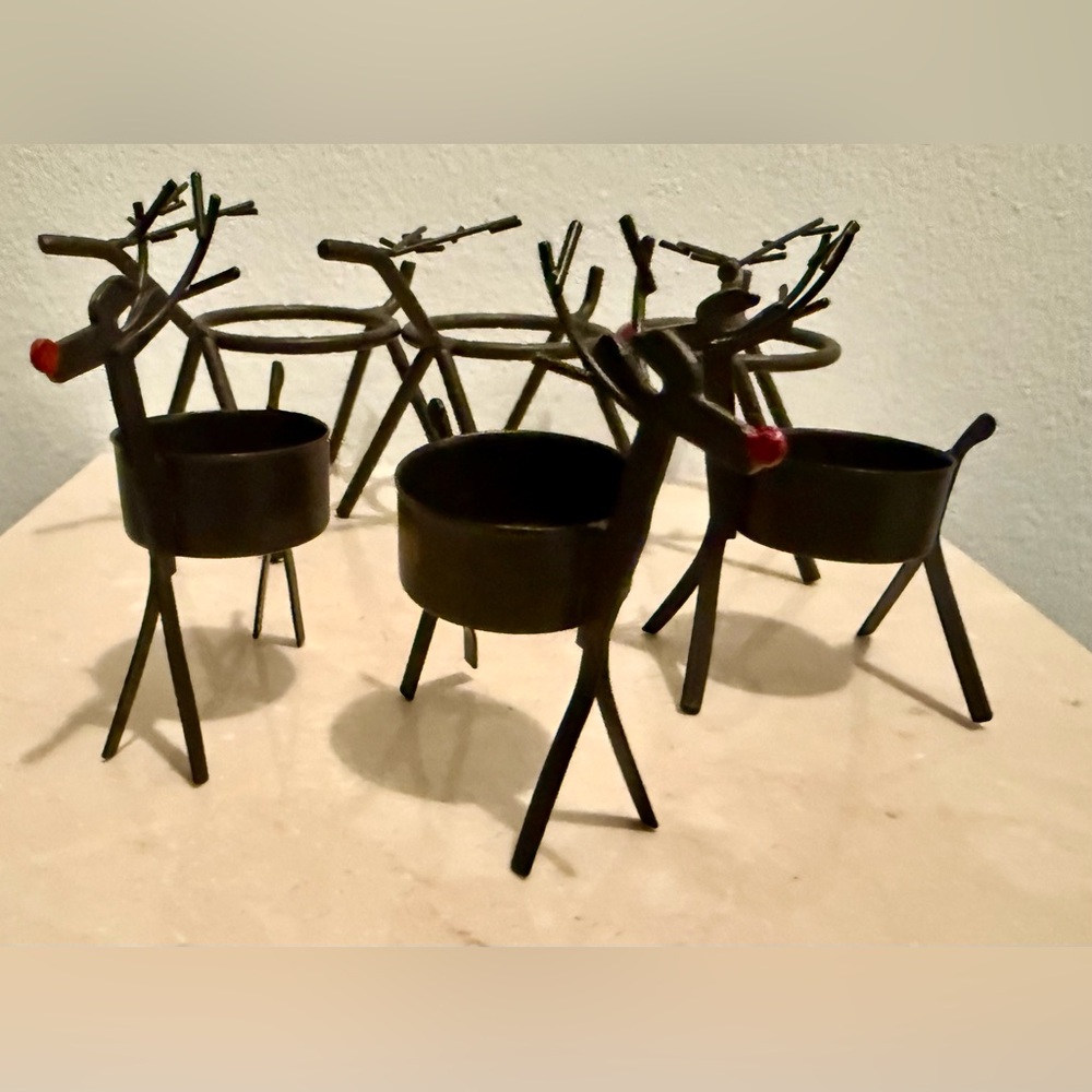 6 Deer Candle/Votive holders